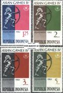 *Známky Indonézia 1962 Ázijské hry, nerazítkovaná séria - Kliknutím na obrázok zatvorte -
